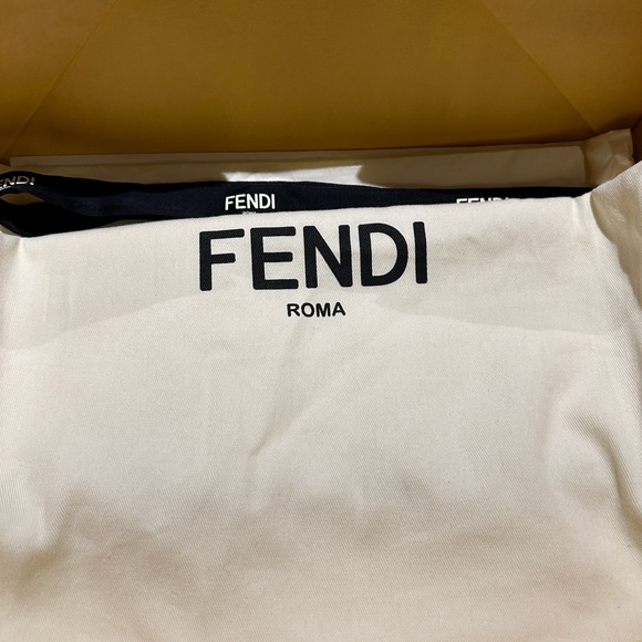 Multicolor Fendi Baguette FF Canvas Bag - Picture 14 of 15